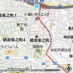 大阪府守口市橋波東之町2丁目6周辺の地図