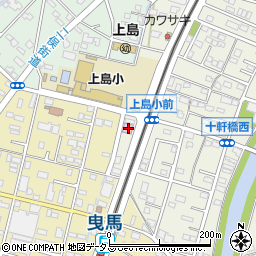 静岡県浜松市中央区十軒町47周辺の地図