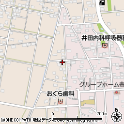 エホバの証人の磐田市国府台会衆周辺の地図