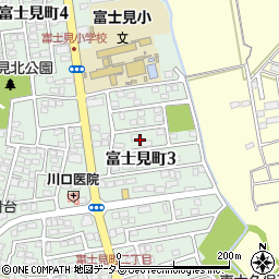 静岡県磐田市富士見町3丁目3周辺の地図