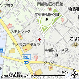 スタジオマリオ豊橋・牧野店周辺の地図