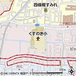 大阪府四條畷市二丁通町18周辺の地図