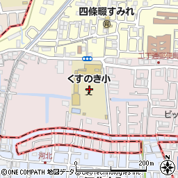 大阪府四條畷市二丁通町18周辺の地図