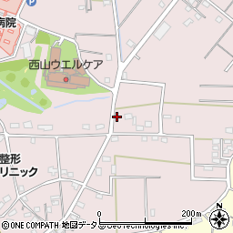 静岡県浜松市中央区西山町184周辺の地図