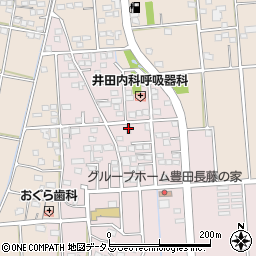 静岡県磐田市上新屋64周辺の地図