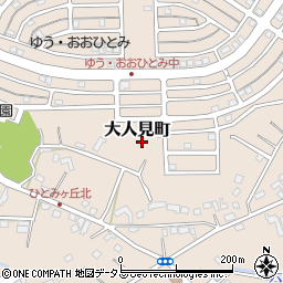 静岡県浜松市中央区大人見町周辺の地図