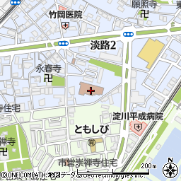 淀川キリスト教病院老人保健施設周辺の地図