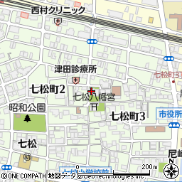 弘誓寺周辺の地図