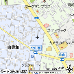 愛知県豊橋市弥生町東豊和52周辺の地図