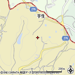 愛知県知多郡南知多町山海芋生周辺の地図