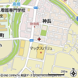静岡県袋井市神長3周辺の地図