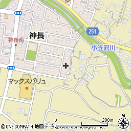 静岡県袋井市神長1-5周辺の地図
