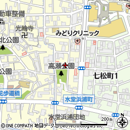 兵庫県尼崎市西立花町2丁目4-7周辺の地図