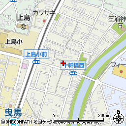 静岡県浜松市中央区十軒町382周辺の地図