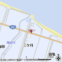 愛知県知多郡南知多町大井三ケ月周辺の地図