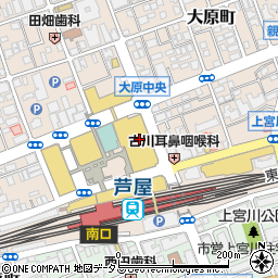 兵庫県芦屋市大原町9周辺の地図