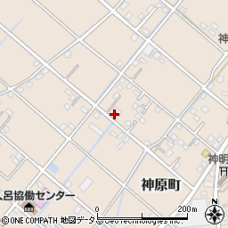 静岡県浜松市中央区神原町831周辺の地図