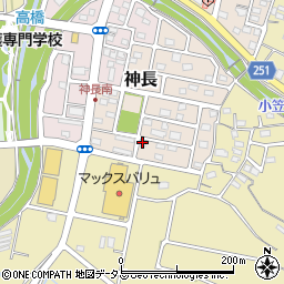 静岡県袋井市神長2-7周辺の地図