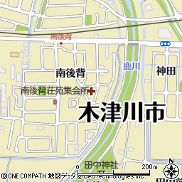 京都府木津川市木津南後背181-13周辺の地図