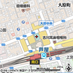 ホテル竹園芦屋周辺の地図