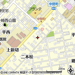 愛知県豊橋市草間町二本松29周辺の地図