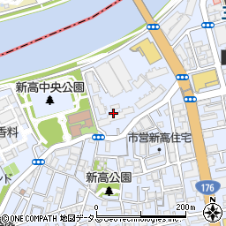 キングスクエア北大阪パークフェリス周辺の地図