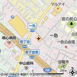 ジーユー加古川平岡店周辺の地図