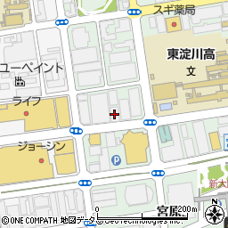 株式会社日本ドリコム関西支社周辺の地図