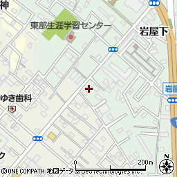 愛知県豊橋市岩屋町岩屋下62周辺の地図