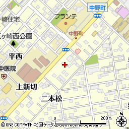 愛知県豊橋市草間町二本松22周辺の地図