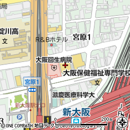 新大阪ブリックビル周辺の地図