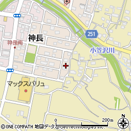 静岡県袋井市神長1周辺の地図