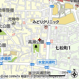 兵庫県尼崎市西立花町2丁目4-3周辺の地図