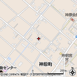 静岡県浜松市中央区神原町836周辺の地図
