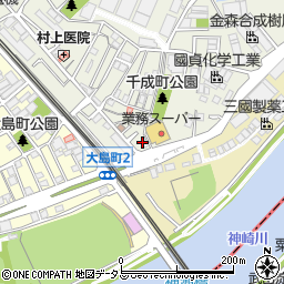 安田運送店周辺の地図