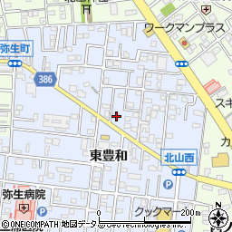 愛知県豊橋市弥生町東豊和39周辺の地図