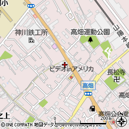 大西商店周辺の地図