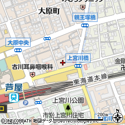 タイムズＪＲ芦屋駅前第５駐車場周辺の地図