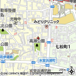 兵庫県尼崎市西立花町2丁目4-10周辺の地図
