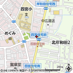 光洋物流大阪営業所周辺の地図