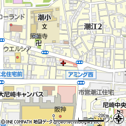 峰松共同住宅周辺の地図