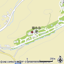 法多山尊永寺周辺の地図