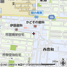 愛知県豊橋市町畑町森田55周辺の地図