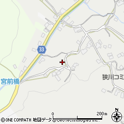 狭川公民館周辺の地図