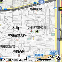 大阪府門真市本町26-2周辺の地図