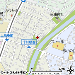 静岡県浜松市中央区十軒町401周辺の地図