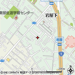 愛知県豊橋市岩屋町岩屋下62-118周辺の地図