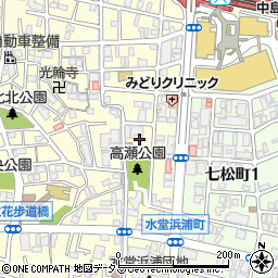 兵庫県尼崎市西立花町2丁目4周辺の地図
