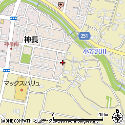 静岡県袋井市神長1-12周辺の地図