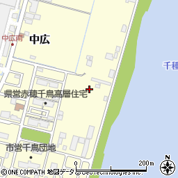兵庫県赤穂市中広1678周辺の地図